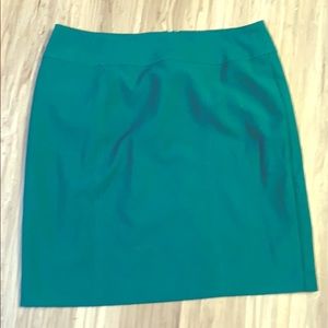 Emerald Color Pencil Skirt